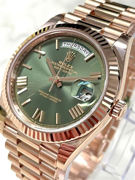 rolex day date pink gold|Rolex Day-Date 40 228235.